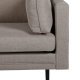 VENTURE DESIGN Boom 3 pers. sofa - brun polyester og sort stl