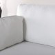VENTURE DESIGN Boom 3 pers. sofa - lys beige polyester og sort stl