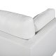 VENTURE DESIGN Boom 3 pers. sofa - lys beige polyester og sort stl