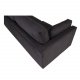 VENTURE DESIGN Boom 3 pers. sofa - sort polyester og metal