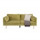 VENTURE DESIGN Boom 3 pers. sofa - grn polyester og metal