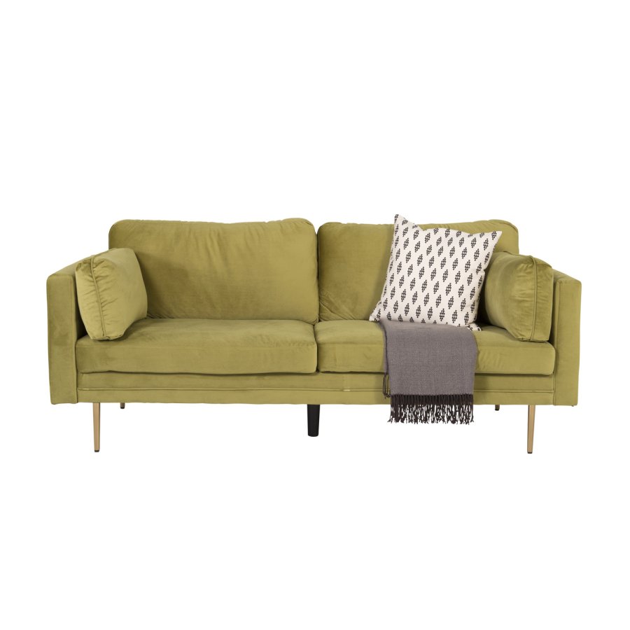 VENTURE DESIGN Boom 3 pers. sofa - grn polyester og metal