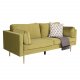 VENTURE DESIGN Boom 3 pers. sofa - grn polyester og metal