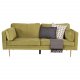 VENTURE DESIGN Boom 3 pers. sofa - grn polyester og metal