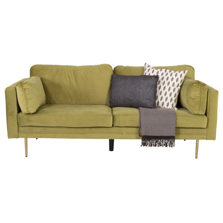 VENTURE DESIGN Boom 3 pers. sofa - grn polyester og metal