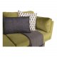 VENTURE DESIGN Boom 3 pers. sofa - grn polyester og metal