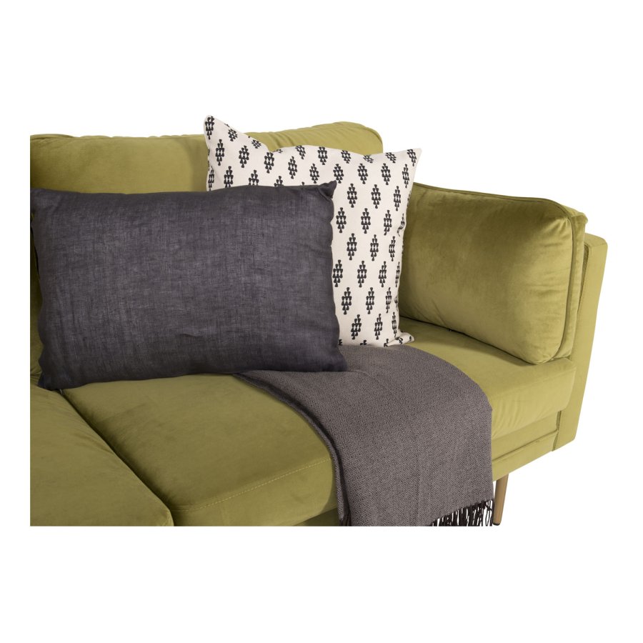 VENTURE DESIGN Boom 3 pers. sofa - grn polyester og metal