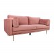 VENTURE DESIGN Boom 3 pers. sofa - grn polyester og metal