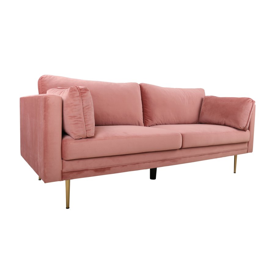 VENTURE DESIGN Boom 3 pers. sofa - grn polyester og metal