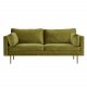 VENTURE DESIGN Boom 3 pers. sofa - grn polyester og metal
