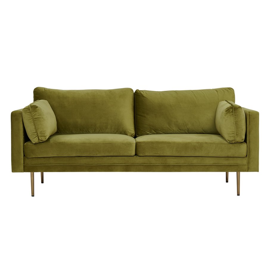 VENTURE DESIGN Boom 3 pers. sofa - grn polyester og metal