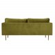 VENTURE DESIGN Boom 3 pers. sofa - grn polyester og metal
