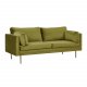 VENTURE DESIGN Boom 3 pers. sofa - grn polyester og metal