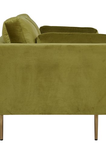 VENTURE DESIGN Boom 3 pers. sofa - grn polyester og metal