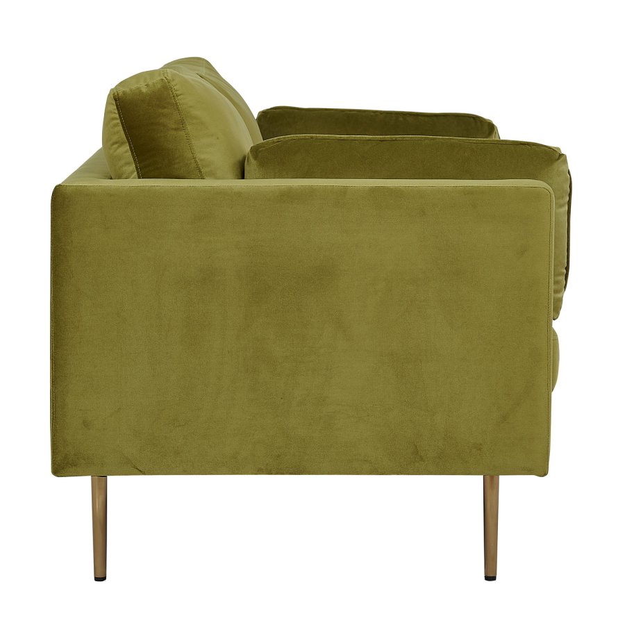 VENTURE DESIGN Boom 3 pers. sofa - grn polyester og metal