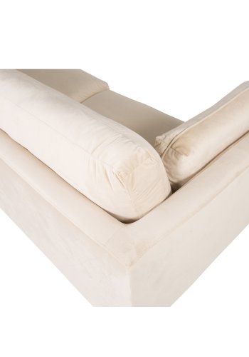 VENTURE DESIGN Boom 3 pers. sofa - creme polyester og metal