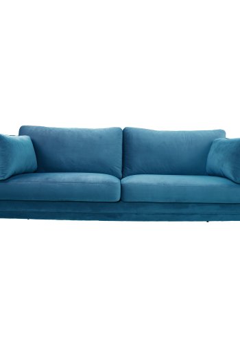 VENTURE DESIGN Boom 3 pers. sofa - bl polyester og metal