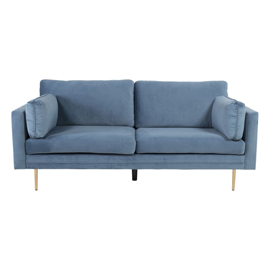 VENTURE DESIGN Boom 3 pers. sofa - bl polyester og metal