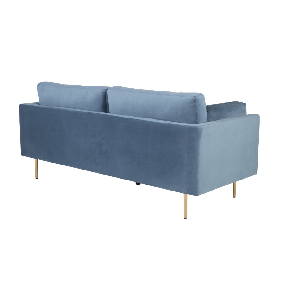 VENTURE DESIGN Boom 3 pers. sofa - bl polyester og metal