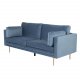 VENTURE DESIGN Boom 3 pers. sofa - bl polyester og metal