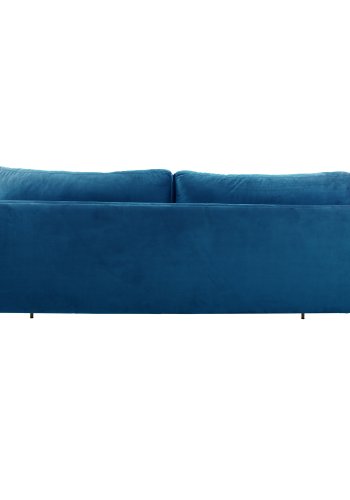 VENTURE DESIGN Boom 3 pers. sofa - bl polyester og metal