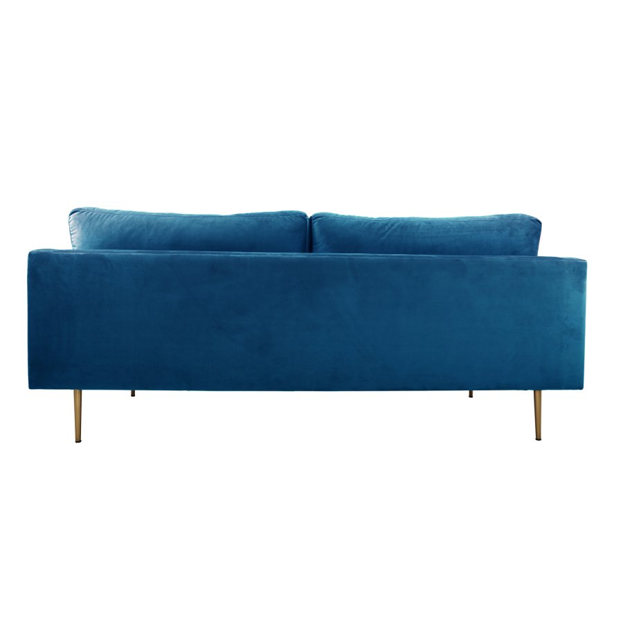 VENTURE DESIGN Boom 3 pers. sofa - bl polyester og metal