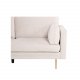 VENTURE DESIGN Boom 3 pers. sofa - beige polyester og metal