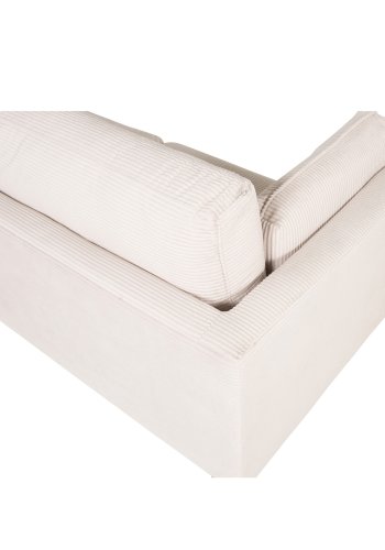 VENTURE DESIGN Boom 3 pers. sofa - beige polyester og metal
