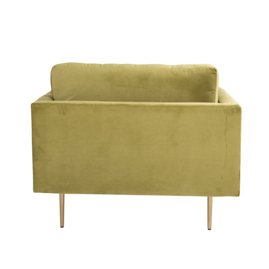 VENTURE DESIGN Boom lnestol, m. armln - grn polyester og metal