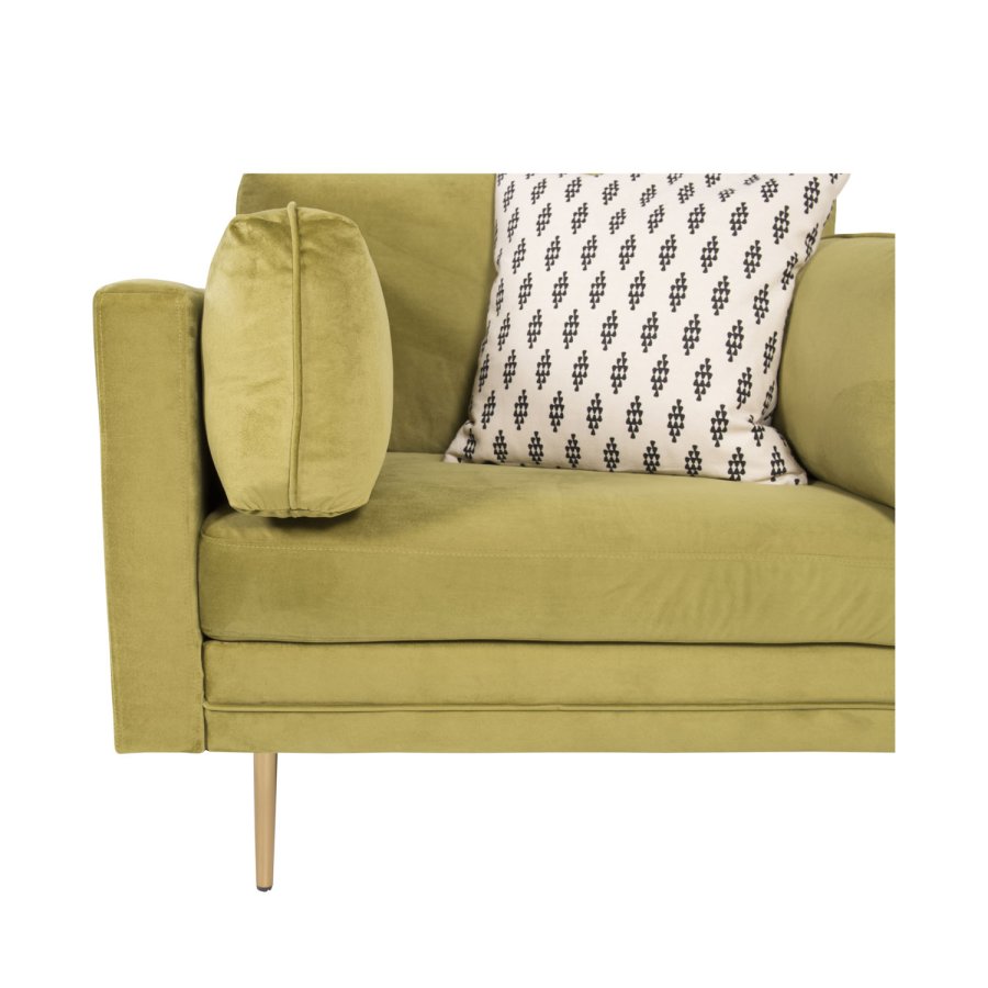 VENTURE DESIGN Boom lnestol, m. armln - grn polyester og metal