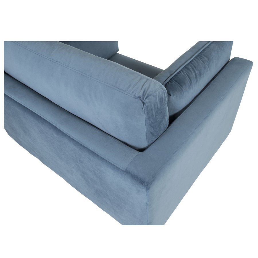 VENTURE DESIGN Boom lnestol, m. armln - bl polyester og metal