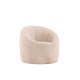 VENTURE DESIGN Warren loungestol - beige bouclé stof