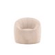 VENTURE DESIGN Warren loungestol - beige bouclé stof