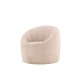 VENTURE DESIGN Warren loungestol - beige bouclé stof