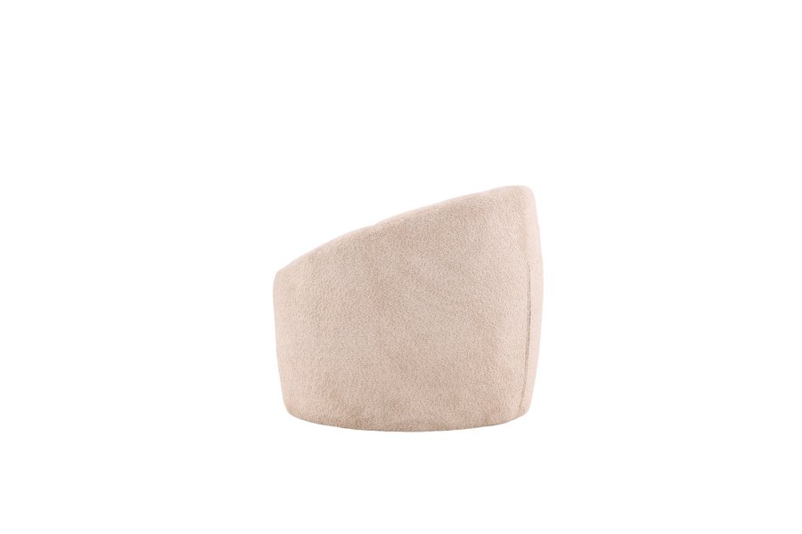 VENTURE DESIGN Warren loungestol - beige bouclé stof