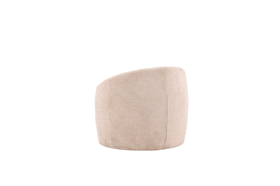 VENTURE DESIGN Warren loungestol - beige bouclé stof