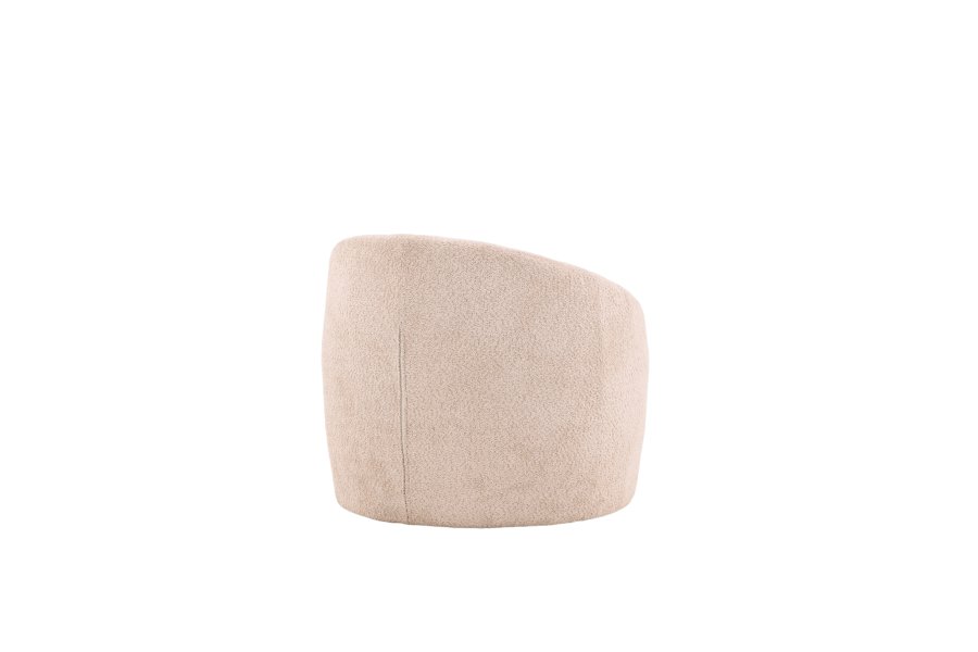 VENTURE DESIGN Warren loungestol - beige bouclé stof