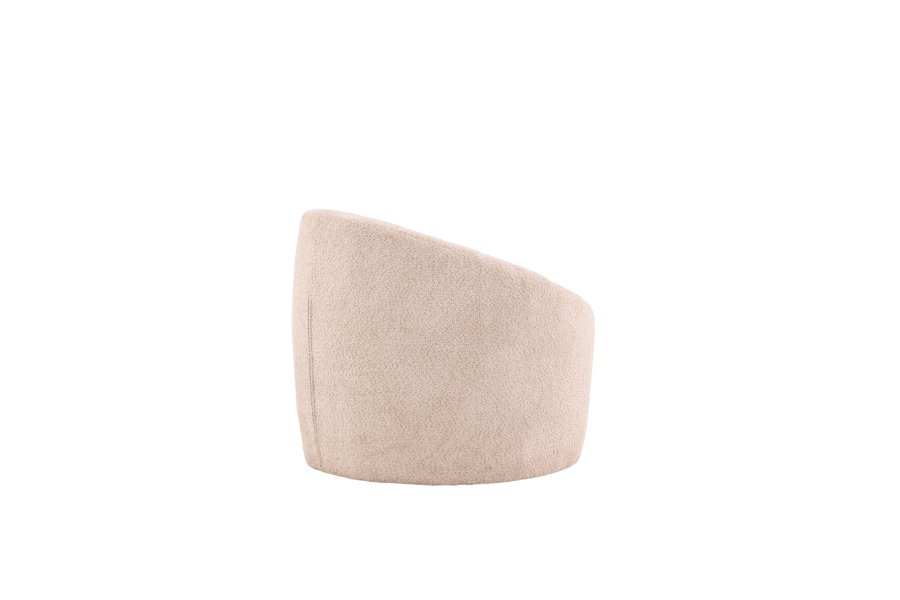 VENTURE DESIGN Warren loungestol - beige bouclé stof