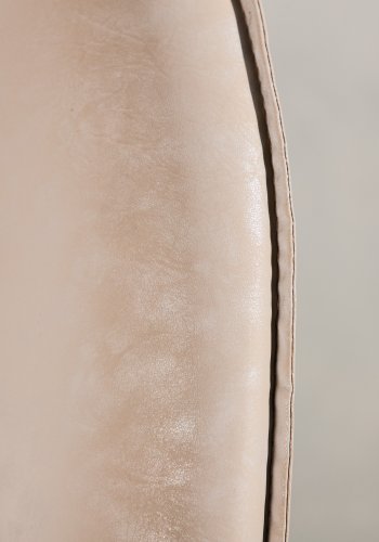 VENTURE DESIGN Polar loungestol - beige PU og natur stl