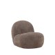 VENTURE DESIGN Omaha loungestol - brun bouclé polyester