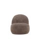 VENTURE DESIGN Omaha loungestol - brun bouclé polyester