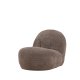 VENTURE DESIGN Omaha loungestol - brun bouclé polyester