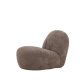 VENTURE DESIGN Omaha loungestol - brun bouclé polyester