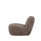 VENTURE DESIGN Omaha loungestol - brun bouclé polyester