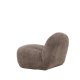 VENTURE DESIGN Omaha loungestol - brun bouclé polyester