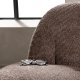 VENTURE DESIGN Omaha loungestol - brun bouclé polyester