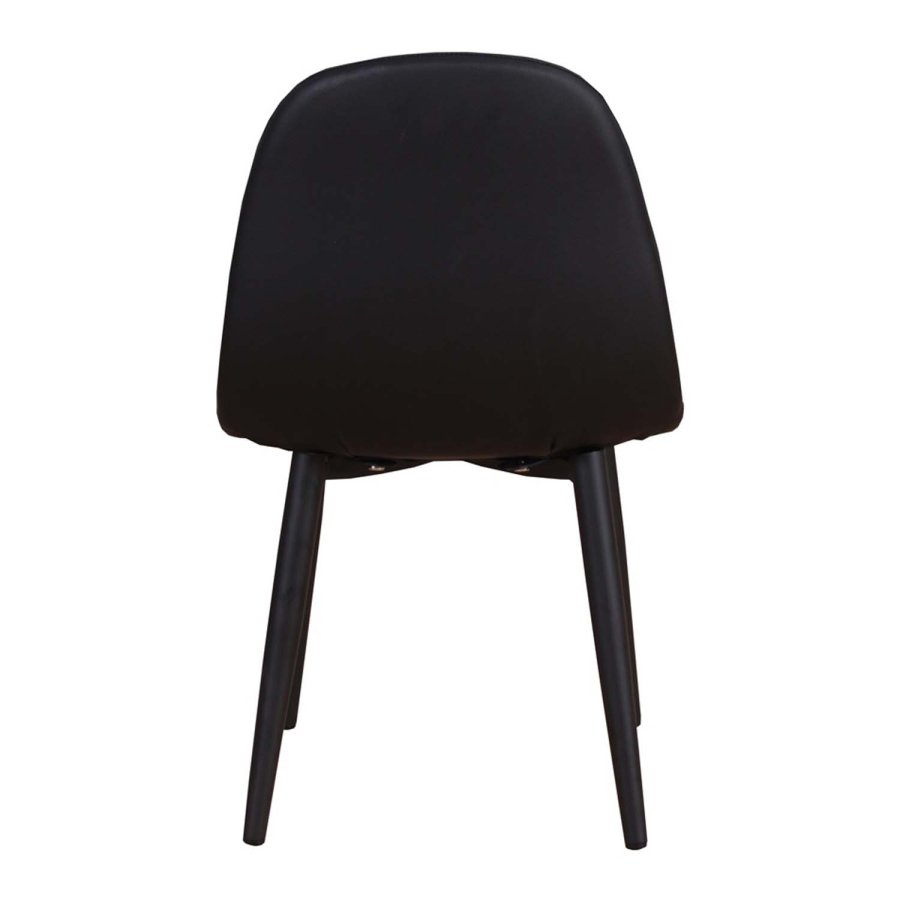 VENTURE DESIGN Polar spisebordsstol XXS - sort PU og metal