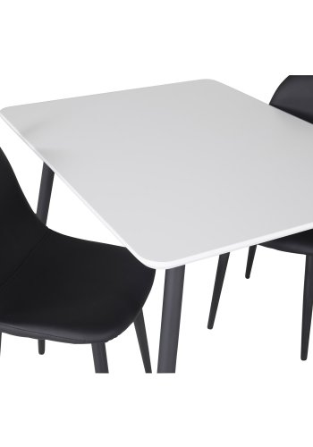 VENTURE DESIGN Polar spisebordsstol XXS - sort PU og metal