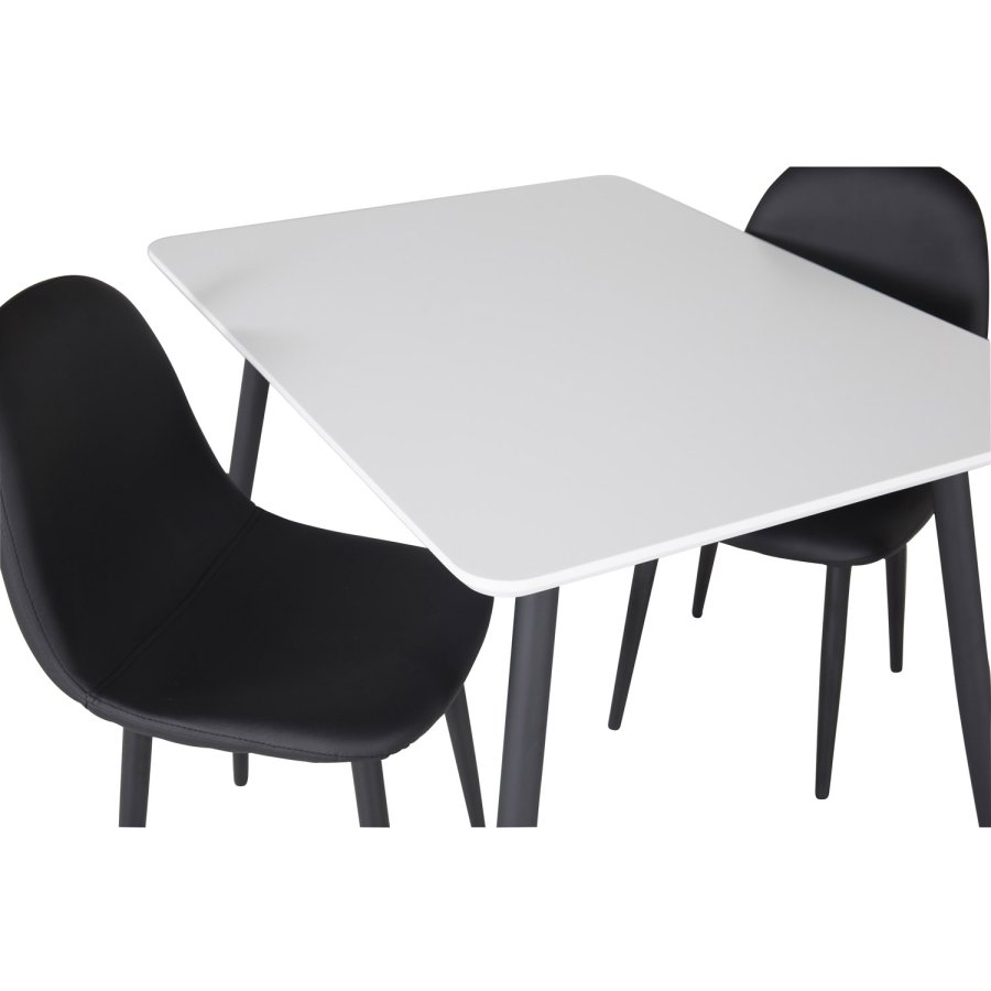 VENTURE DESIGN Polar spisebordsstol XXS - sort PU og metal