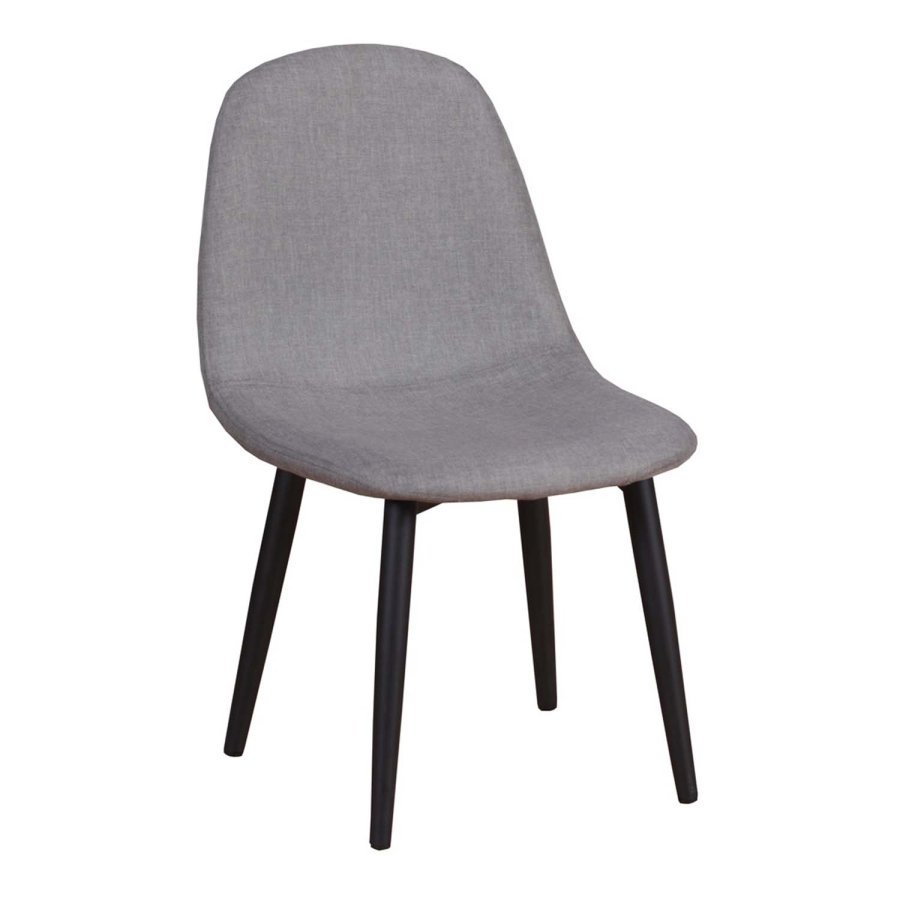 VENTURE DESIGN Polar XXS spisebordsstol - gr stof og metal